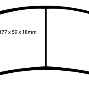 EBC 02 Cadillac Escalade 5.3 (Akebono rear caliper) Yellowstuff Front Brake Pads