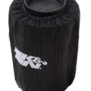 K&N Air Filter Wrap Drycharger - Round Straight - Black for Polaris Ranger