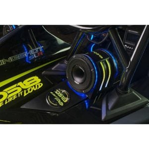 DS18 2015+ Polaris Slingshot Headrest Enclosure Fits 4 x 6.5in Speakers (Not Included)