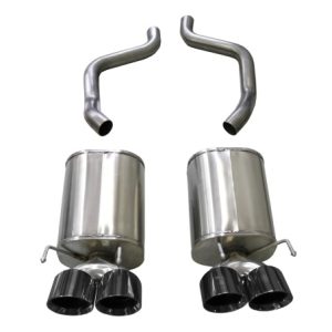 Corsa 2005-2007 Chevrolet Corvette (C6) 6.0L/6.2L Black Xtreme Axle-Back Exhaust w/4.5in Tips