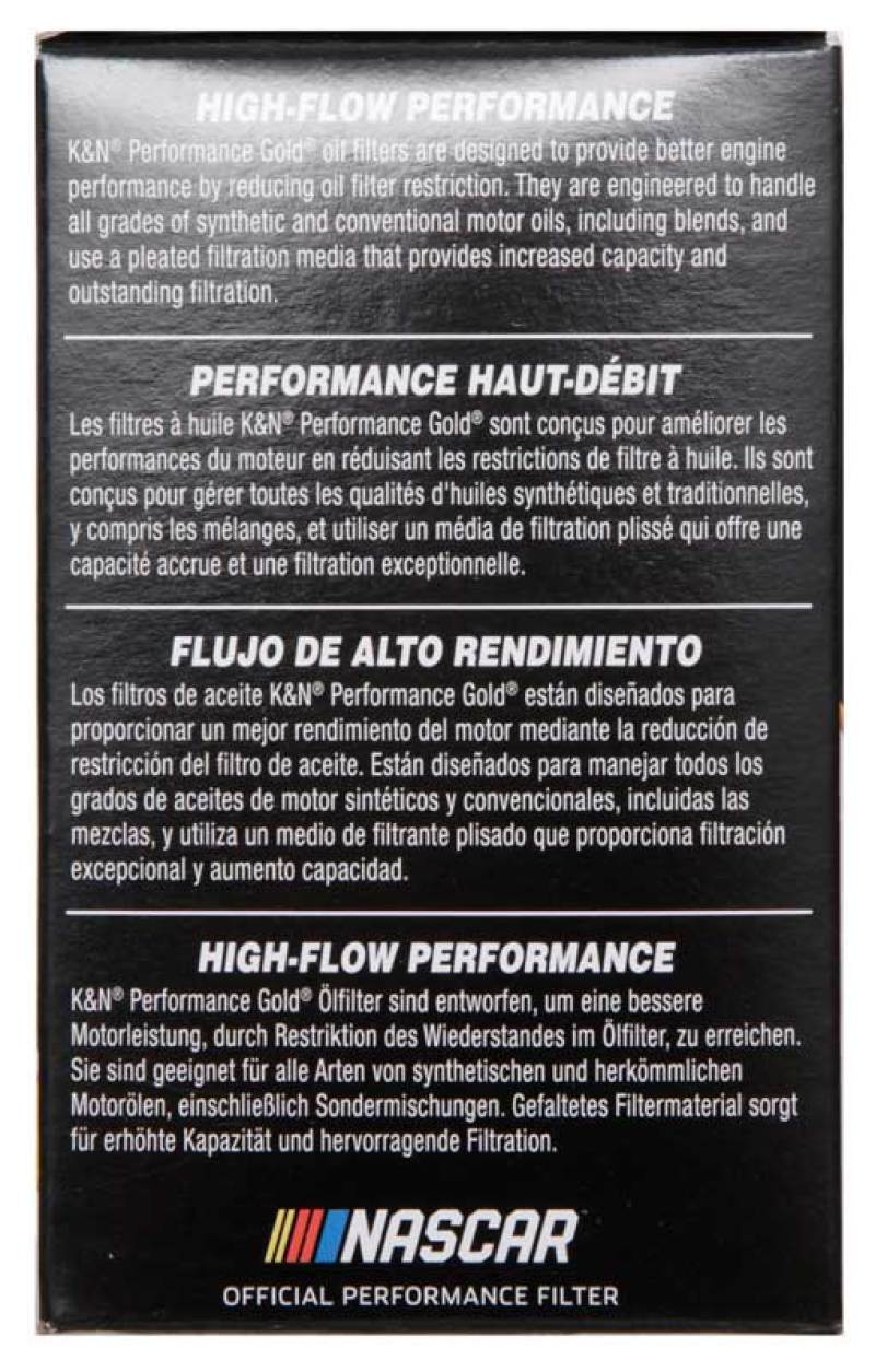 K&N Performance Oil Filter for 09-19 GM 1.4L / 1.6L / 1.8L w/ Hengst Filter Housing - Image 7
