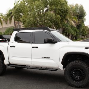 Go Rhino 22-23 Toyota Tundra CrewMax Ceros Low Profile Roof Rack - Tex. Blk