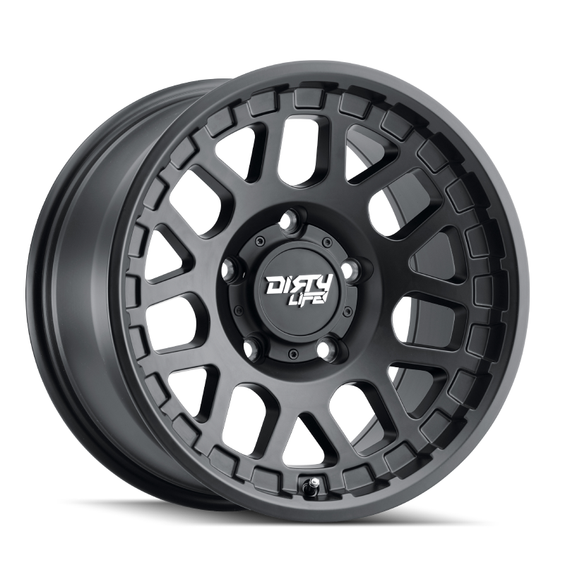 Dirty Life 9306 Mesa 17x9 / 5x127 BP / -12mm Offset / 78.1mm Hub Matte Black Wheel - Image 2