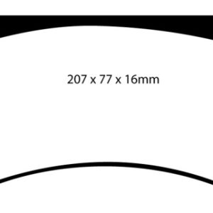 EBC 05-06 Dodge Ram SRT-10 8.3 Greenstuff Front Brake Pads