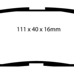 EBC 12+ Scion FR-S 2 Redstuff Rear Brake Pads
