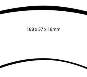 EBC 06-11 Dodge Ram 1500 Mega Cab 2WD Greenstuff Rear Brake Pads