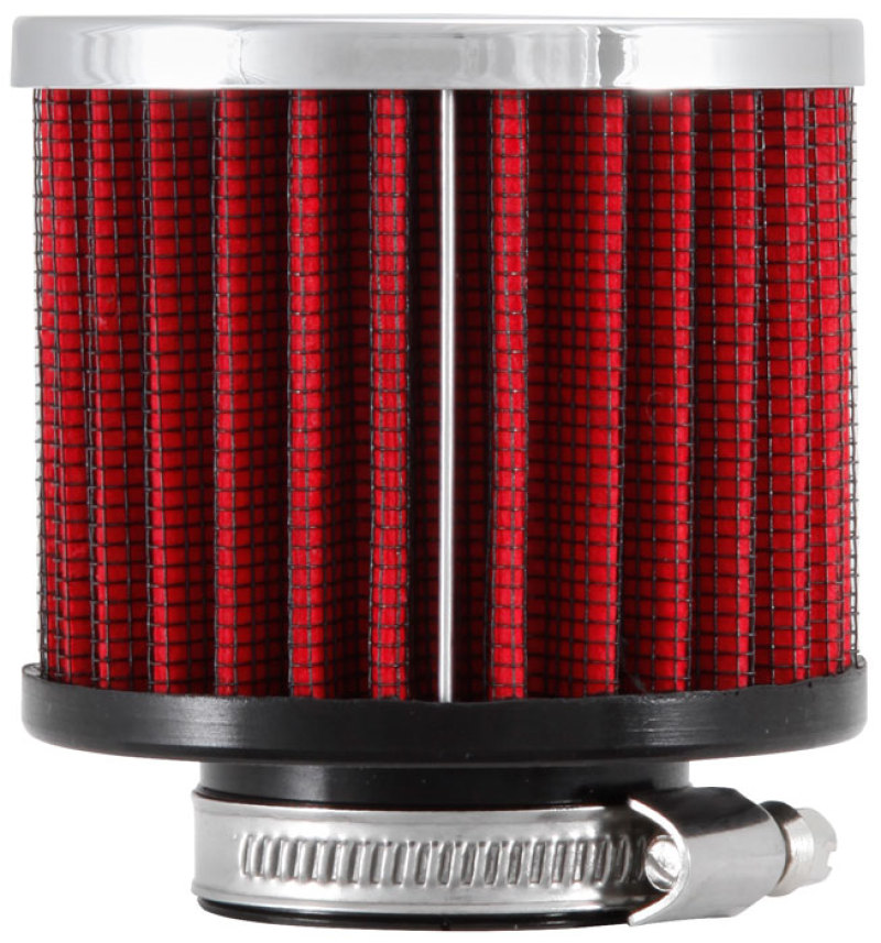K&N 1.375 inch ID 3 inch OD 2.5 inch H Clamp On Crankcase Vent Filter - Image 7