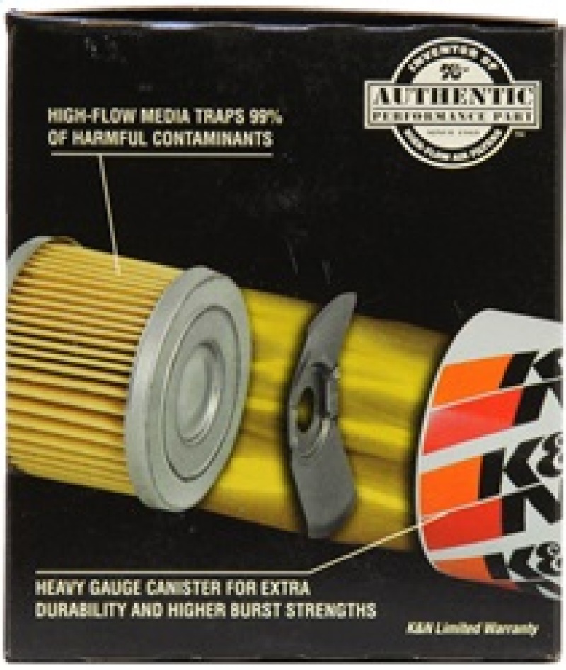 K&N 87-92 Supra Non-Turbo / 99-04 Grand Cherokee 4.0 Performance Gold Oil Filter - Image 8