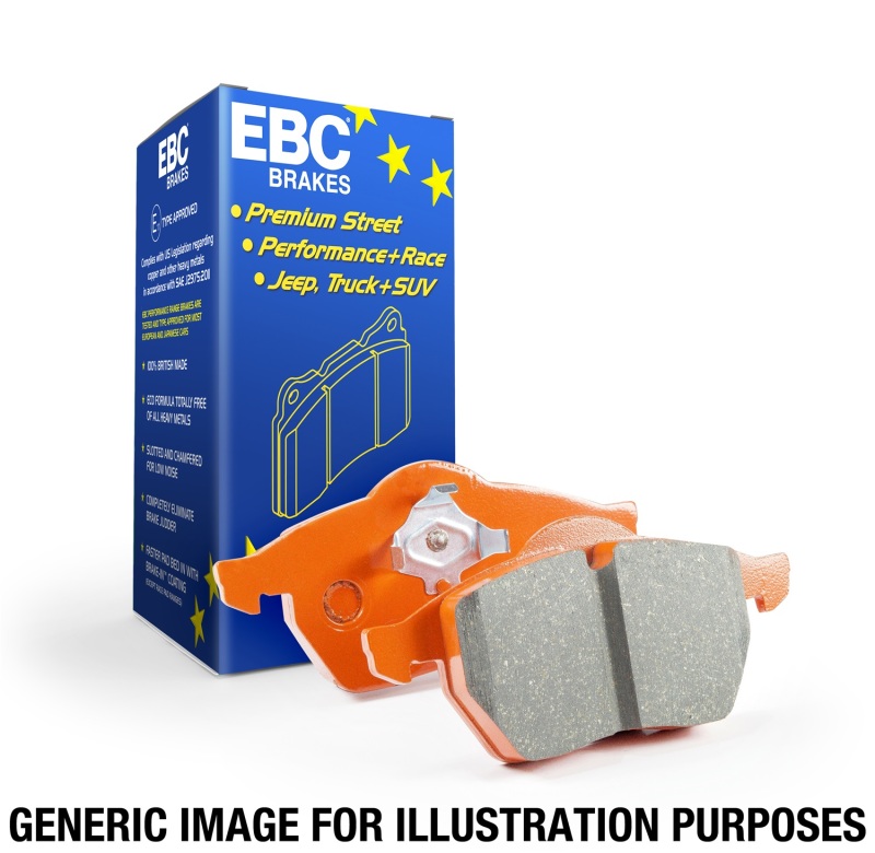 EBC 2016+ Chrysler Pacifica (Ru) 3.6L Extra Duty Front Brake Pads - Image 4