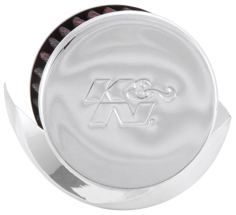 K&N 1.375in Flange ID x 3in OD x 2.5in Height Clamp On Crankcase Vent Filter - Image 10