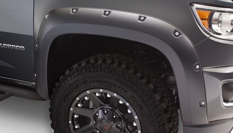 Bushwacker 15-18 GMC Canyon Pocket Style Flares 2pc - Black - Image 6