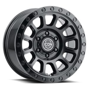 ICON Hulse 18x9 6x5.5 25mm Offset 6in BS Double Black