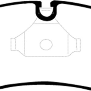 EBC 99-02 BMW Z3 2.5 Greenstuff Front Brake Pads
