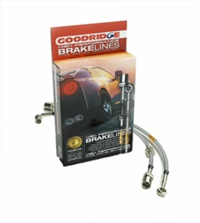 Goodridge 99-00 Honda Civic Si (w/Rear Disc) Stainless Steel Brake Line Kit - Image 9