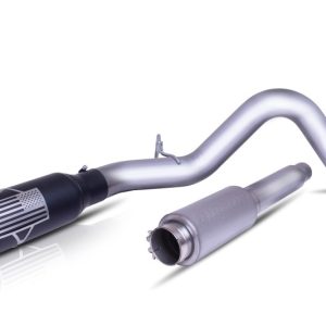 Gibson 07-18 Toyota Tundra Limited 5.7L 4in Patriot Series Cat-Back Single Exhaust - Stainless