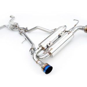 Invidia 09+ FX35 2/4WD Gemini Rolled Stainless Steel Tip Cat-back Exhaust