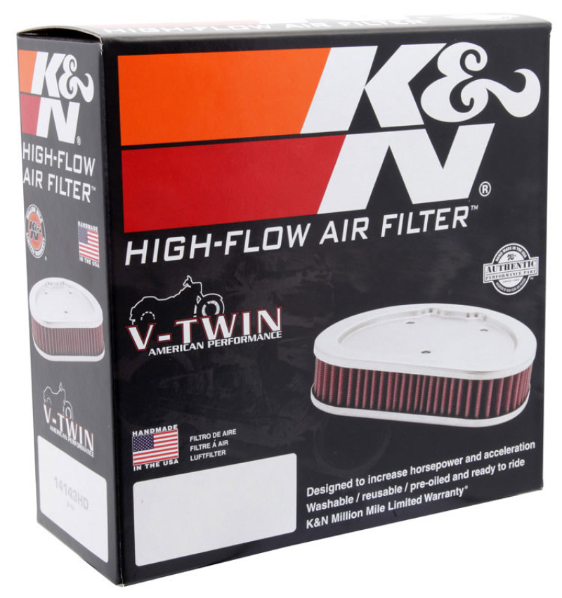 K&N 08-09 Harley Replacement Air Filter - Image 10