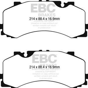 EBC 2016+ Audi Q7 3.0L Supercharged Yellowstuff Front Brake Pads