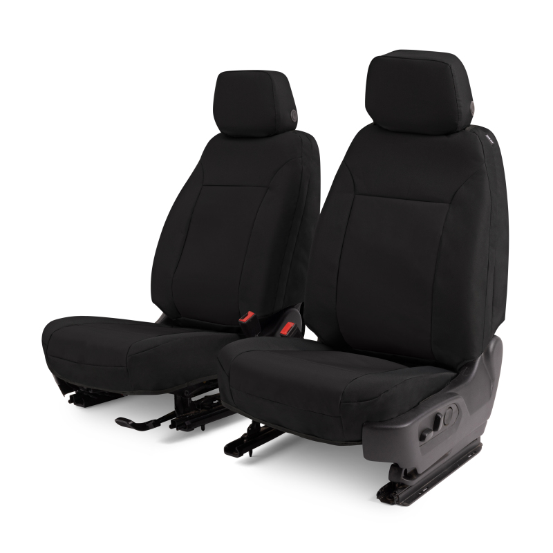 Covercraft 19-24 Chevrolet Silverado Endura PrecisionFit Custom Second Row Seat Covers - Black/Black - Image 7