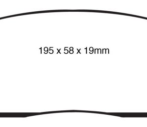 EBC 09-11 Dodge Ram 2500 Pick-up 5.7 2WD/4WD Greenstuff Rear Brake Pads