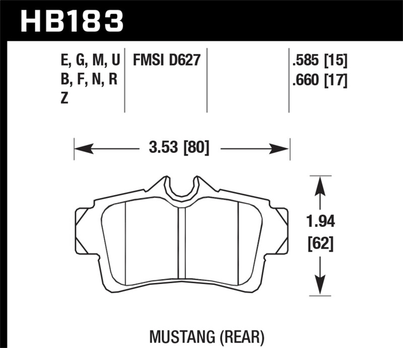 Hawk Performance Ceramic Street Brake Pads - Image 4