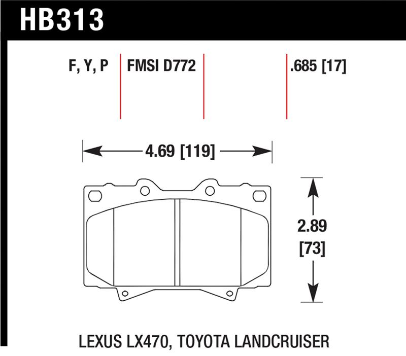 Hawk LTS Street Brake Pads - Image 10