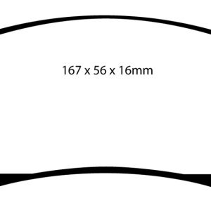 EBC 04-06 Chevrolet Colorado 2.8 Yellowstuff Front Brake Pads
