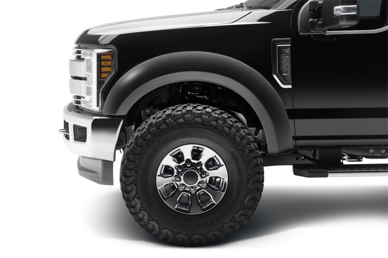 Bushwacker 17-18 Ford F-250 Super Duty Extend-A-Fender Style Flares 4pc - Black - Image 6