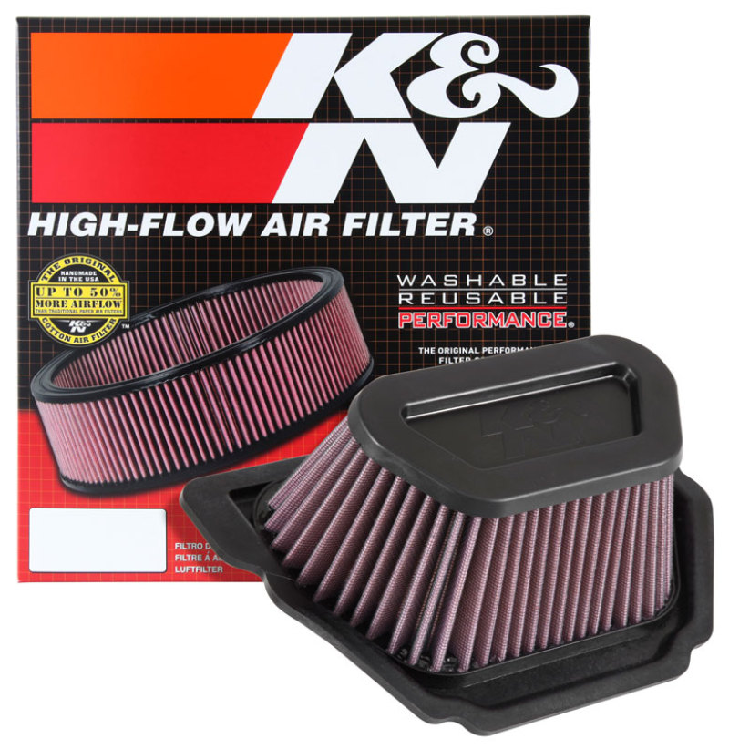 K&N Replacement Drop In Air Filter for 2015 Yamaha YZF R1 - Image 8