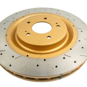 DBA 08+ EVO X Front Drilled & Slotted 4000 Series Rotor