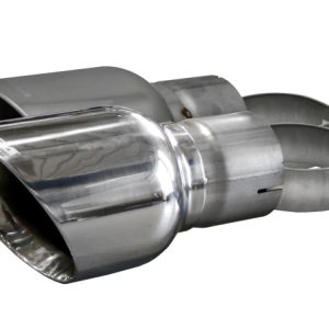 Corsa 2015-2025 Ford Mustang GT 3.0in Inlet / 4.5in Outlet Polished Tip Kit (For Corsa Exhaust Only)