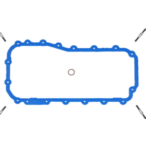 Fel-Pro 07-11 Wrangler Engine Oil Pan Gasket Set - PermaDry Molded Rubber Oil Pan SnapUps Included