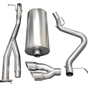 Corsa 2003-2007 Chevrolet Silverado Short Bed SS 6.0L V8 Polished Sport Cat-Back Exhaust