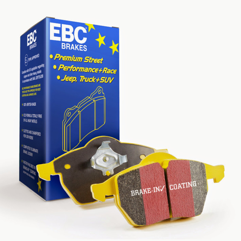 EBC 15+ Ford F150 2.7 Twin Turbo (2WD) Yellowstuff Front Brake Pads - Image 10