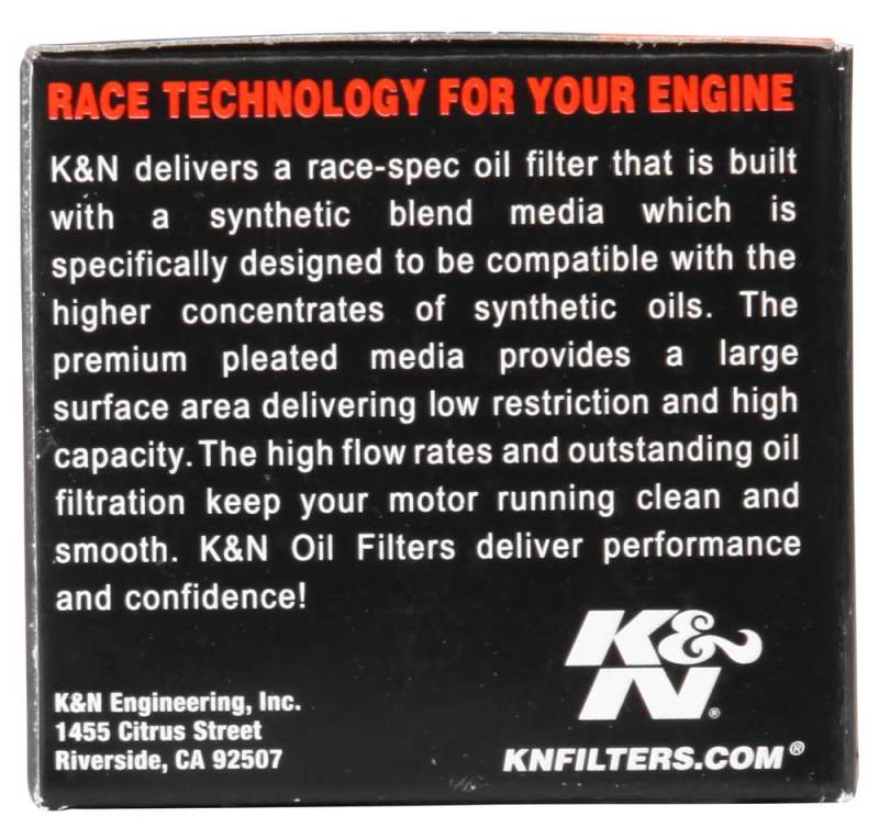 K&N Suzuki / Hyosung 1.75in OD x .5in ID x 1.563in H Oil Filter - Image 7