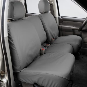 Covercraft 07-13 GMC Sierra/Silverado Polycotton SeatSaver Custom Second Row Seat Covers - Grey