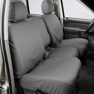 Covercraft 17-23 Dodge Ram 1500 Polycotton SeatSaver Custom Front Row Seat Covers - Grey