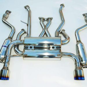 Invidia 07+ Infiniti G37 Coupe Gemini Rolled Titanium Tip Cat-back Exhaust