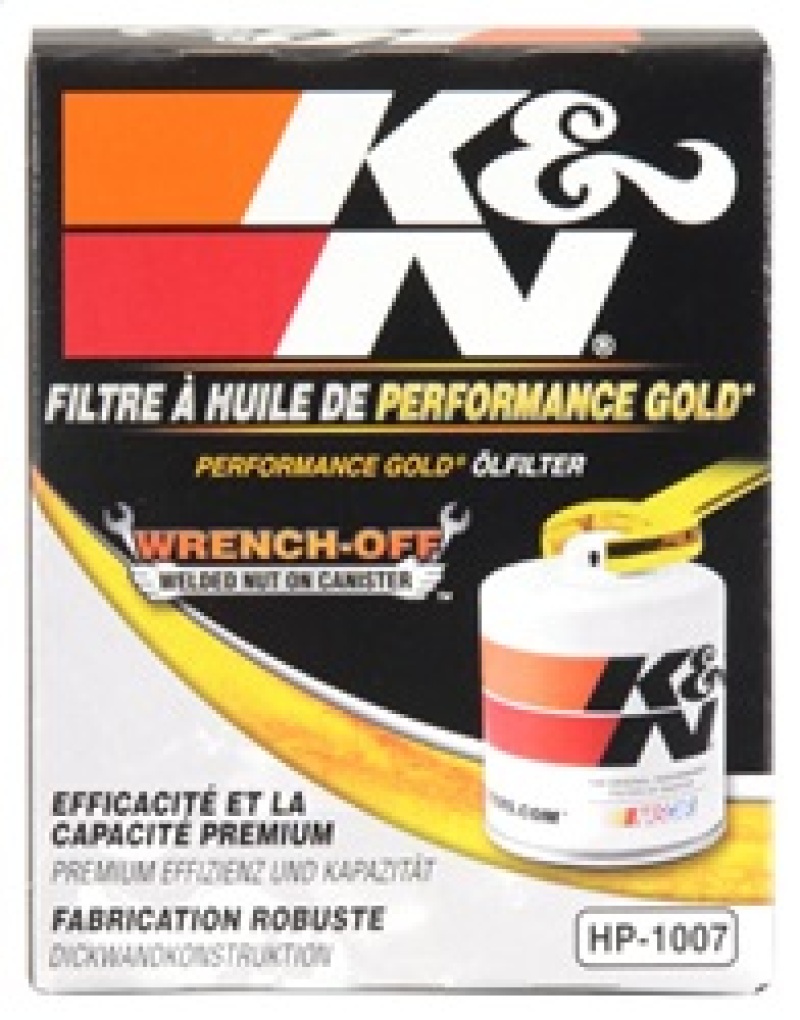 K&N Buick / Chevrolet / Oldsmobile Performance Gold Oil Filter - Image 7
