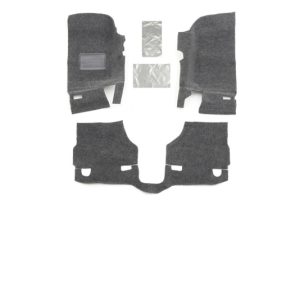 BedRug 11-16 Jeep JK 2Dr Front 3pc Floor Kit (Incl Heat Shields)