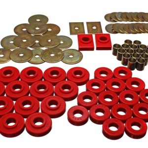 Energy Suspension GM Body Mount Set - Red