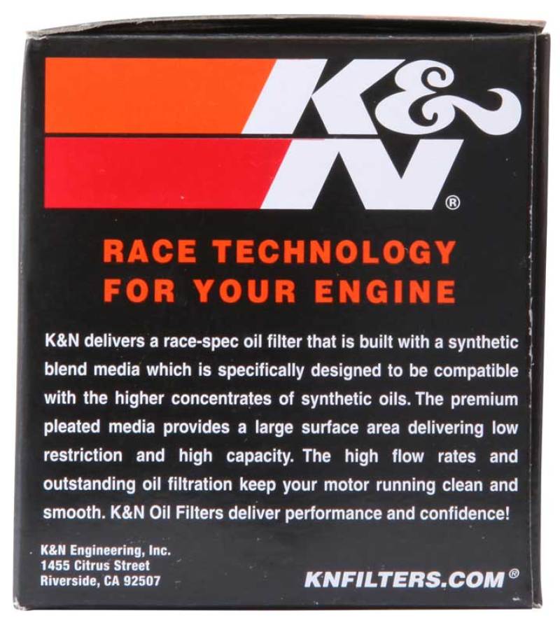 K&N Honda / Kawasaki / Arctic Cat / Suzuki / Triumph / Yamaha 2.688in OD x 2.969in H Oil Filter - Image 8