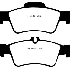EBC 04-06 Mercedes-Benz CL500 5.0 Ultimax2 Rear Brake Pads