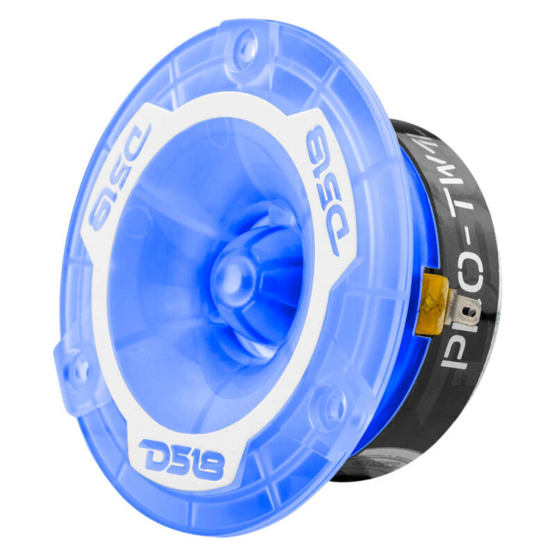 DS18 3.8in Super Bullet Tweeter 120 Watts RMS 1in Aluminum Vc 4 ohm RGB LED Lights- Pair - Image 6