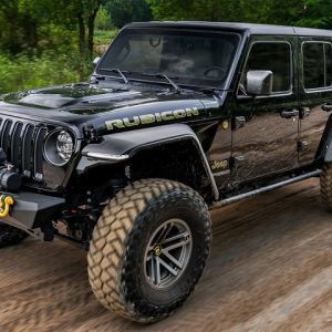 Bushwacker 18-21 Jeep Wrangler JL (2-Door & 4-Door) Flat Style Flares 4pc - Black