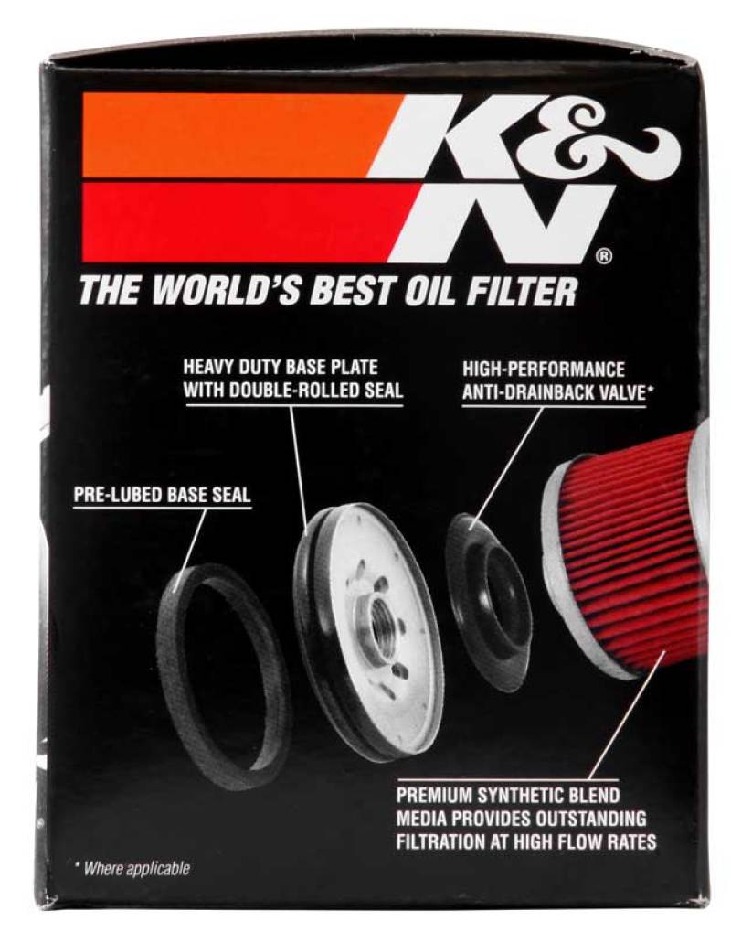 K&N Buell 2.563in OD x 2.969in H Oil Filter - Image 8