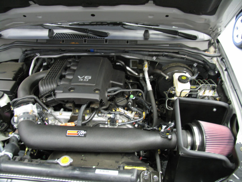 K&N 05 Nissan Pathfinder V6-4.0L Performance Intake Kit - Image 3
