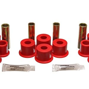 Energy Suspension 8/81-96 Ford F100/F150 2WD Red Rear Leaf Spring Bushing Set
