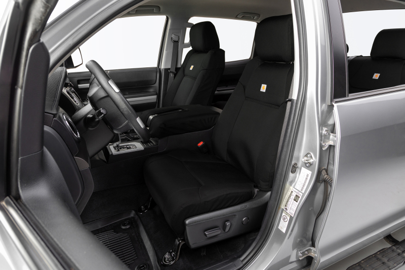 Covercraft 19-24 Chevrolet Silverado Carhartt PrecisionFit Custom Second Row Seat Covers - Blk - Image 10