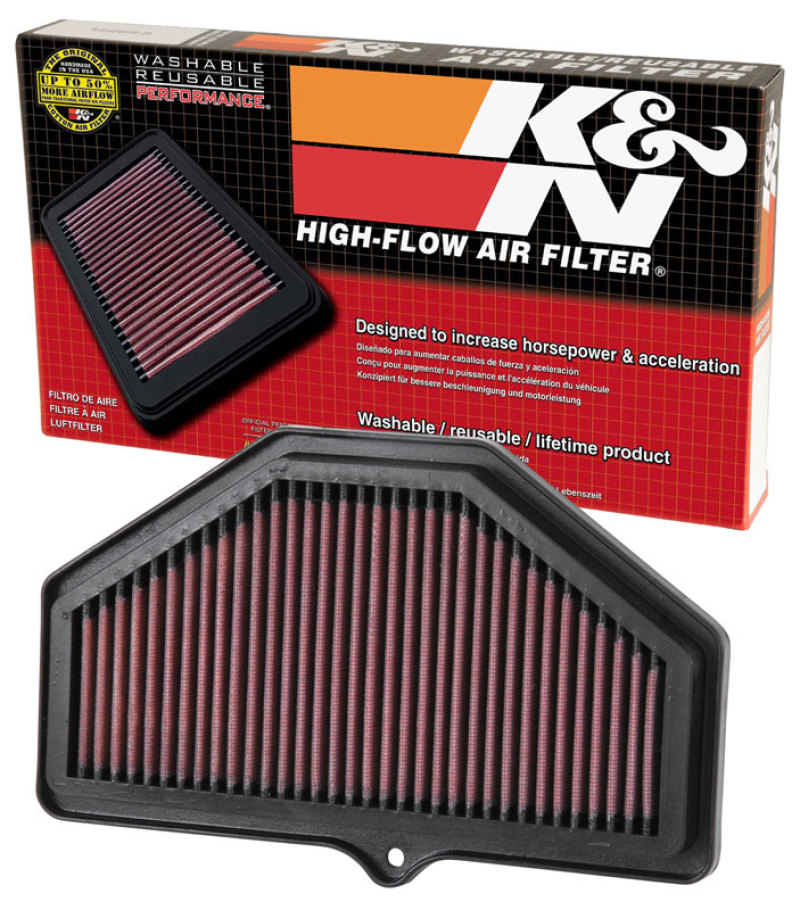 K&N 04-05 Suzuki GSXR600/GSXR750 Replacement Air Filter - Image 5